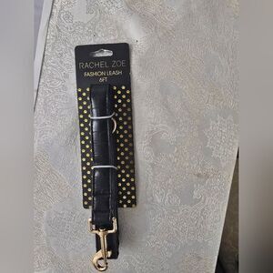 Rachel Zoe Black Leash with Gold Accents